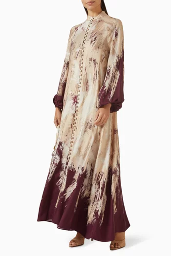 Valle Belted Dress in Rayon-viscose