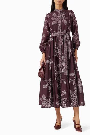 Belted Midi Dress