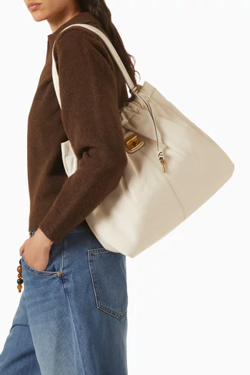 Cristina Tote Bag in Smooth Leather