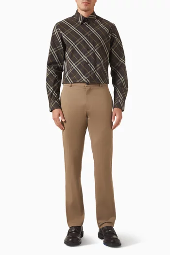 Relaxed Fit Check Shirt in Cotton