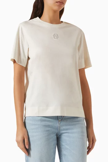 Double B Monogram T-shirt in Cotton