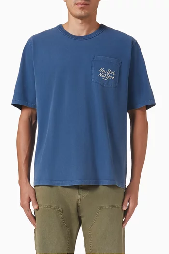 تي شيرت بطبعة نيويورك قطن