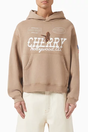 Hollywood Pullover Hoodie in Cotton