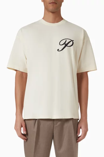 Gallery-print T-shirt in Cotton