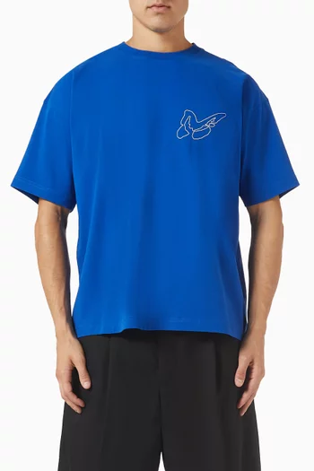 تي شيرت بطبعة فراشة قطن عضوي