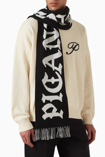 Headline Scarf in Merino Wool