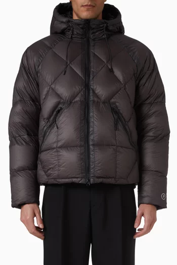 Diamond Puffer Jacket in Nylon