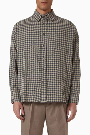 Rocco Check Crinkled Shirt