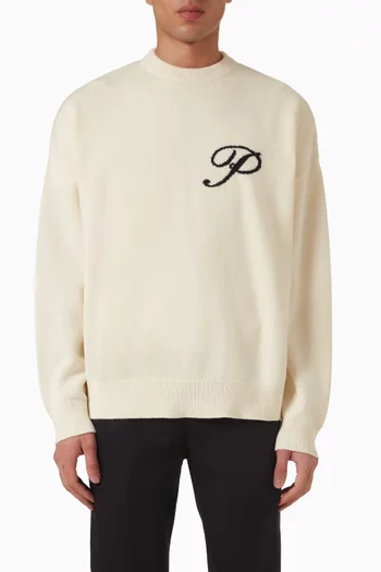Gallery Logo Sweater in Knit