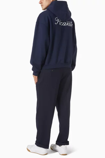 Tailor Chain Stitch Hoodie in Cotton