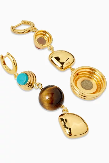 Le Cabanon Drop Earrings in 18k Gold Vermeil