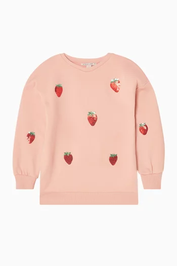 سويت شيرت لو مطرز بالترتر