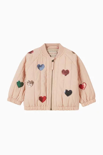 جاكيت جونو مطرز بالترتر