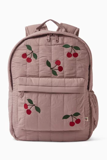 Juno Embroidered Backpack in Nylon