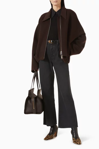 جاكيت أودين بسحّاب صوف