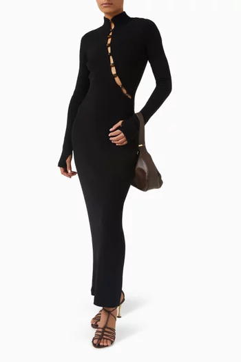 Chiara Beaded Long Sleeve Dress