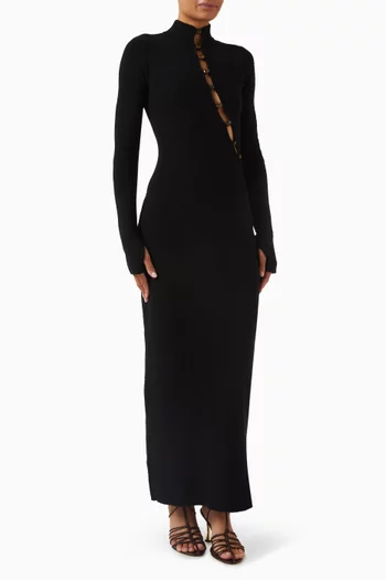 Chiara Beaded Long Sleeve Dress