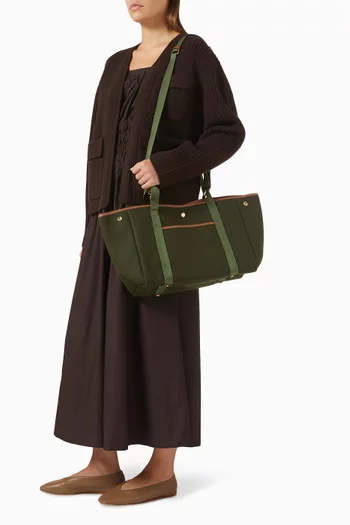 Medium Traversée Tote Bag in Wool