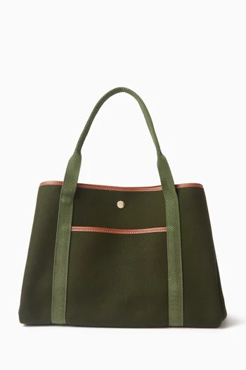 Medium Traversée Tote Bag in Wool
