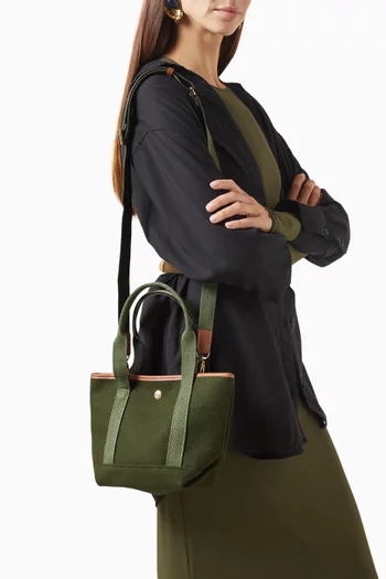 Small Club Tote Bag in Wool