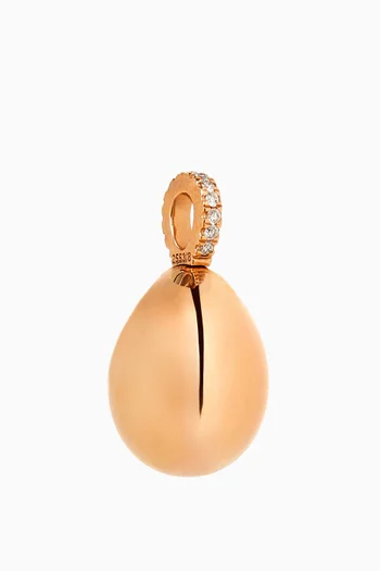 Egg Charm in 18kt Rose Gold