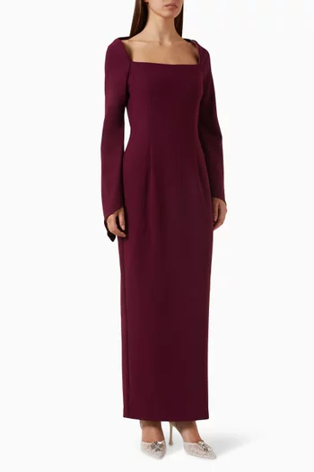 Theresa Long-sleeve Dress