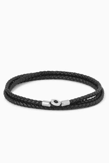 Mario Triple Tour Woven Leather