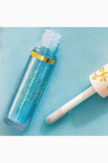 زيت الشفاه كولور فلاش متوافق مع حموضة البشرة درجة 701 سيليستيال بلو، 4 ملل