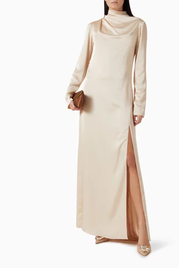 Gisele Dress in Satin