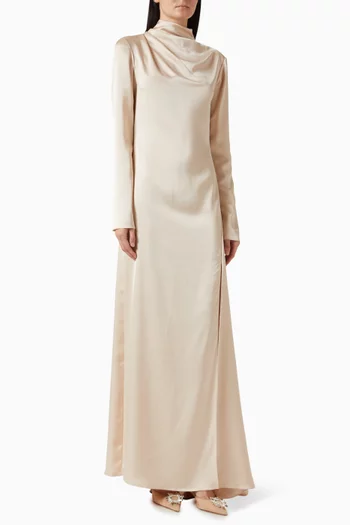 Gisele Dress in Satin