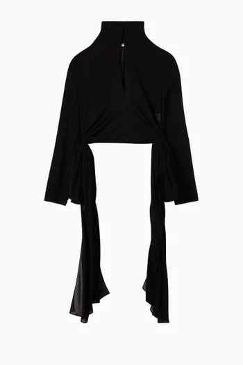 بلوزة بعقد جورجيت