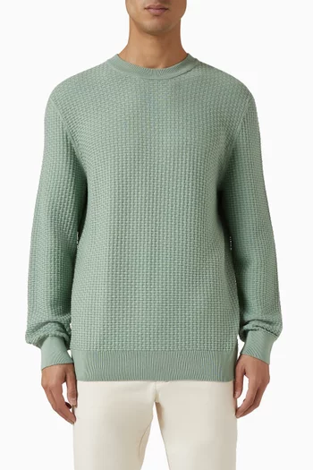 سترة منسوجة قطن