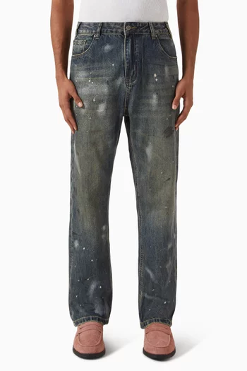 Monet Paint Jeans in Denim