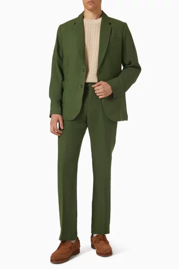 Tailored Blazer in Linen