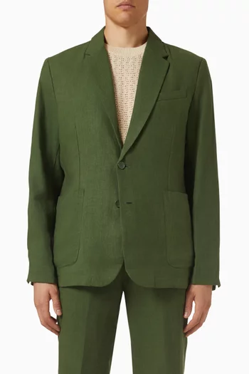 Tailored Blazer in Linen