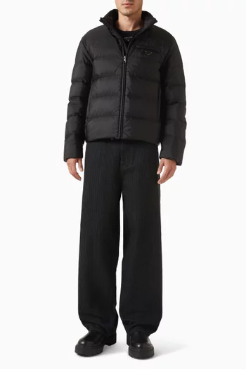 Down Jacket in Re-Nylon