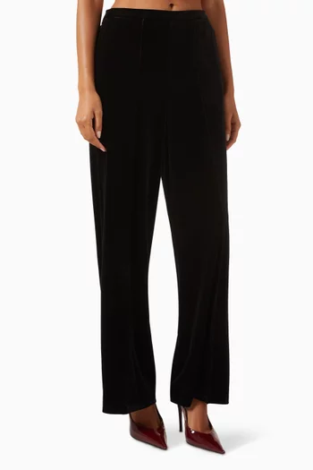 Track Pants in Velvet