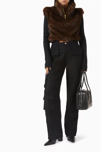 Emilie High-waist Cargo Pants