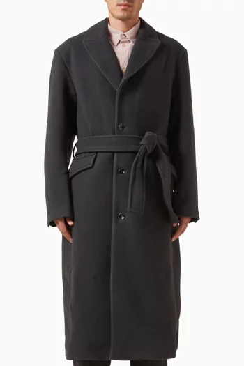 Arban Coat in Virgin Wool Blend