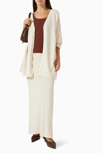 كارديغان بأزرار صوف وكشمير