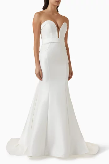 Mermaid Gown in Satin