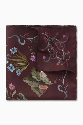 منديل جيب بنقشة حرير