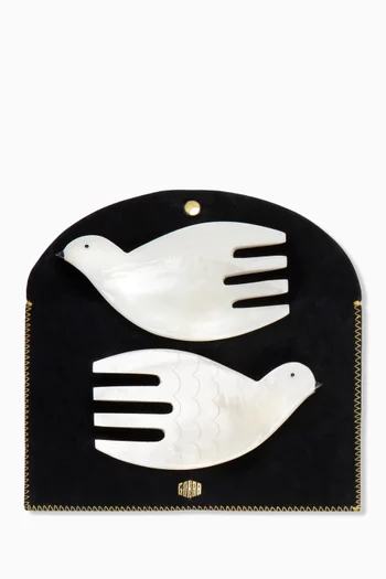Dove Salad Servers