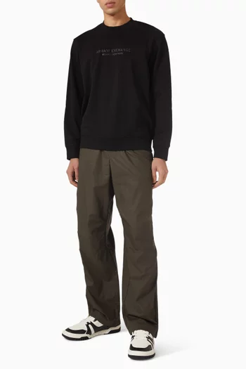 Tonal Logo Crew Neck Sweatshirt