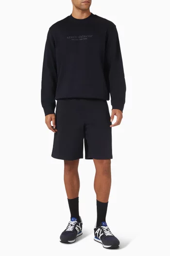 Tonal Logo Crew Neck Sweatshirt