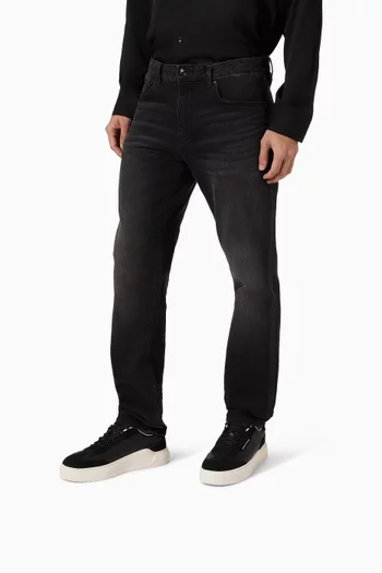 Lion Logo Sneakers in Faux Leather