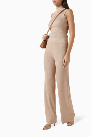 بنطال بشعار AX قماش معالج