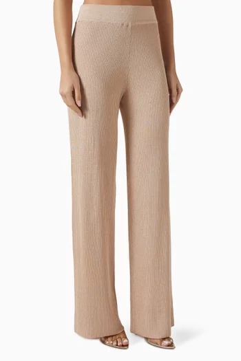 بنطال بشعار AX قماش معالج