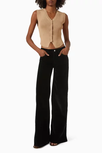 Sleeveless V-neck Cardigan