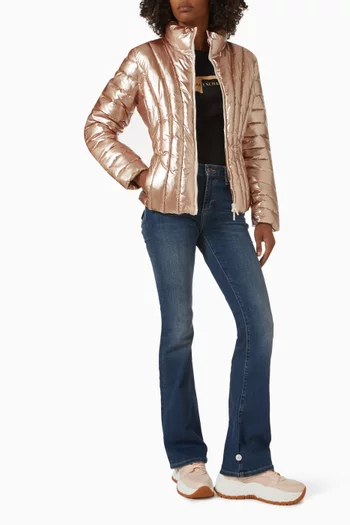 Puffer Jacket in Quilted-nylon